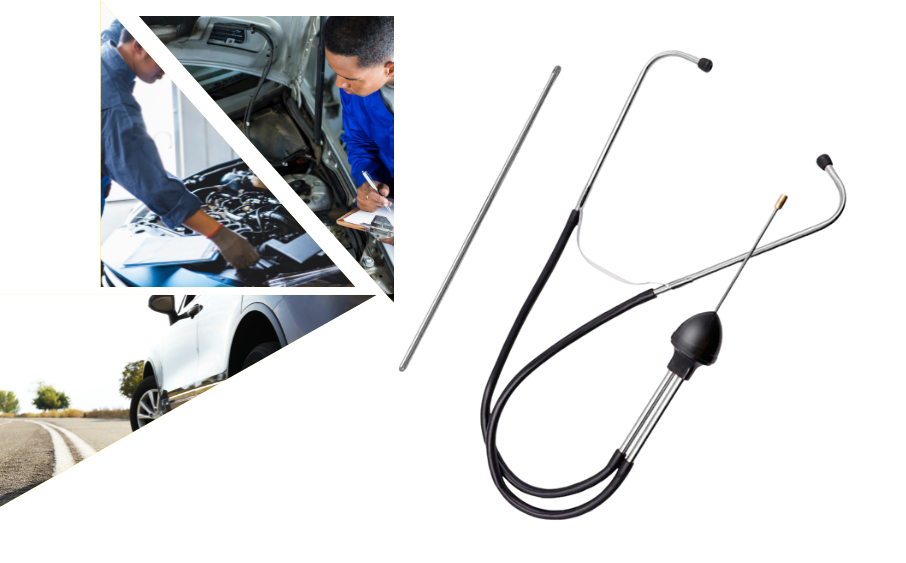 スキャンツールに頼らずエンジン音を確認する整備士